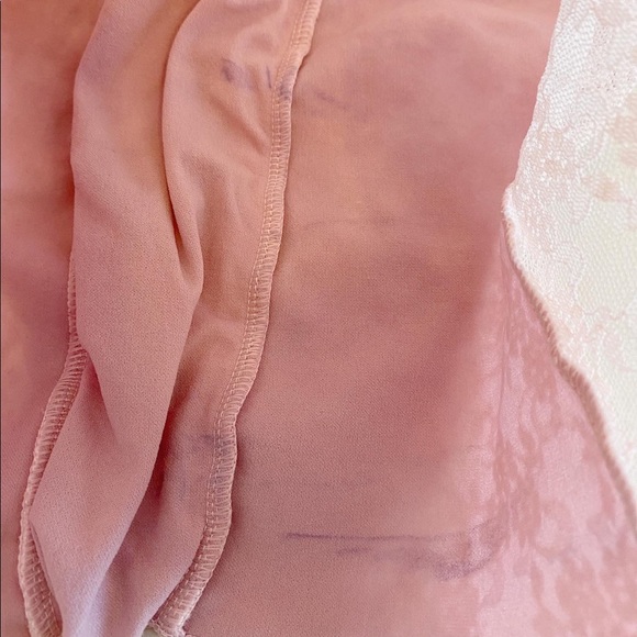 vintage 3 suisses pink milkmaid top - Picture 5 of 5